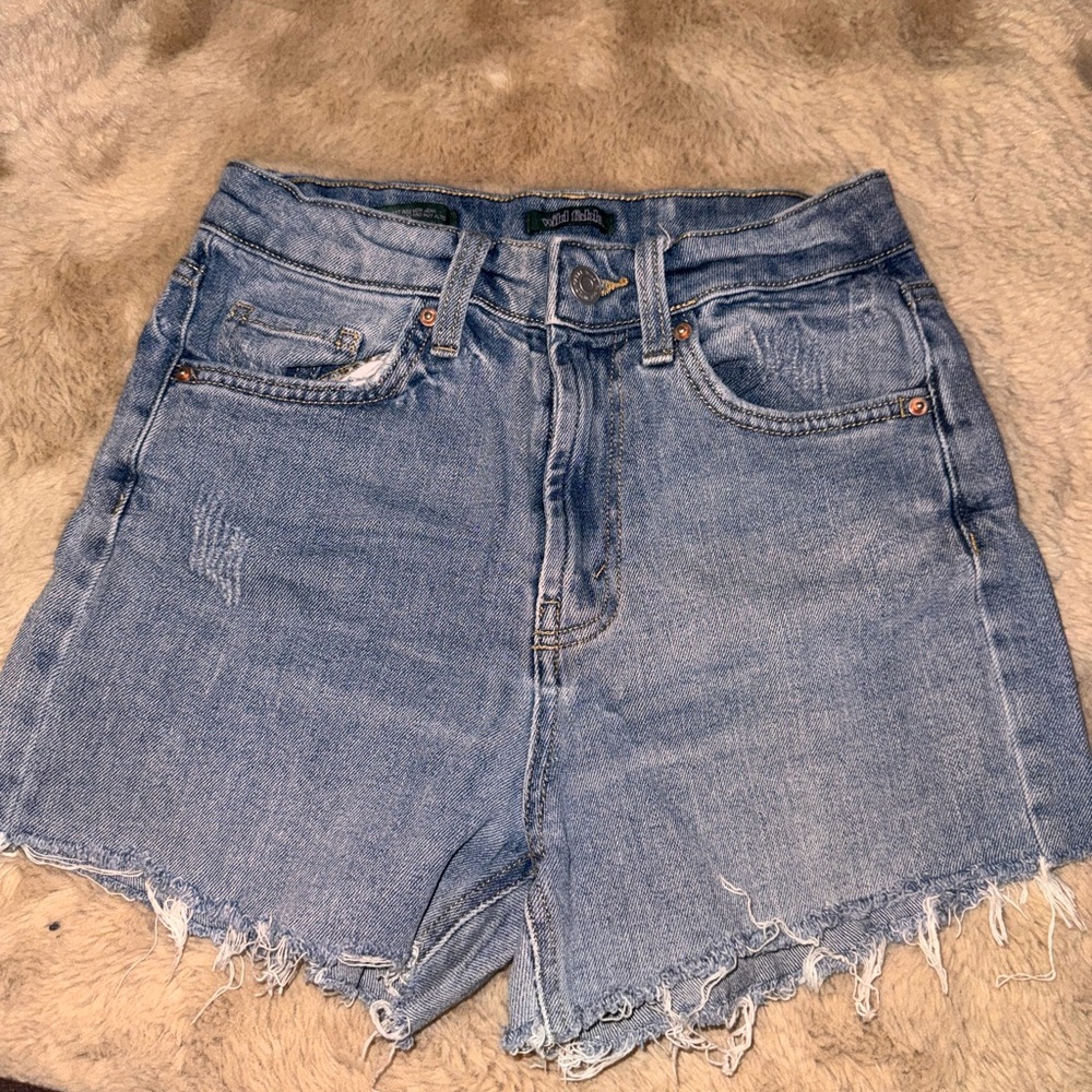 Wild Fable Light Blue Denim Shorts